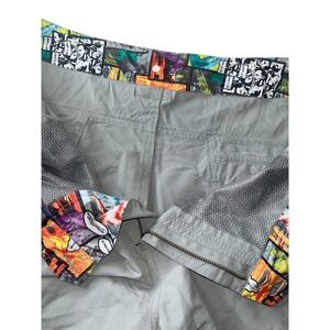 Lululemon Gray Shorts Pants Mens 40x11 Comic Strip Print‎ Athletic Active Casual